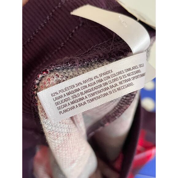 Gilligan & O’Malley Red Plaid Pajama Jogger Pants NWT XS Cozy Holiday Lounge NEW - Picture 10 of 10